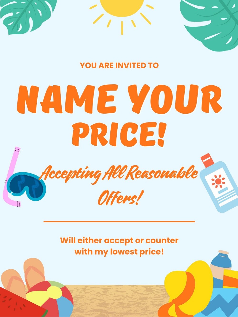 Name Your Price Sale!!! Accepting all reasonable offers!!